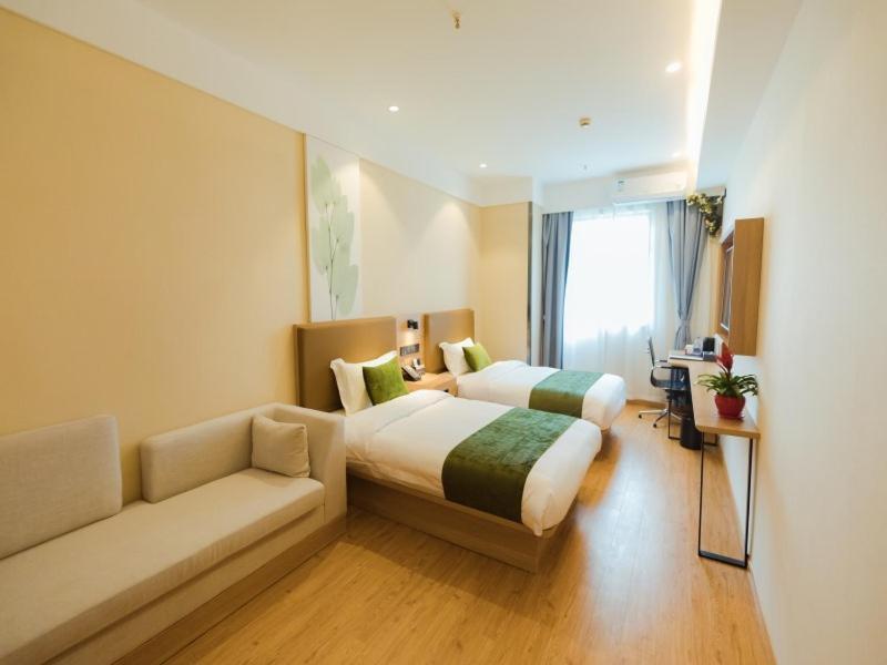 Greentree Inn Shanghai Huangxing Park Subway Station Express Hotel Extérieur photo